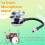 3X Supporto per Microfono per Batteria Supporto per Microfono con  di Pressione con Accessori per Batteria A Collo di Cigno 5