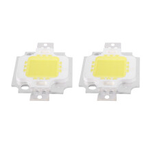 100PCS 10W LED Pure White High Power 1100LM LED Lamp SMD Chip Light Bulb 9-12V