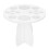 White Makeup Brush Drying Rack, 14Hole Quick Drying Holder and Organizer Stand 1