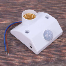 3X Base Socket IR Lamp Bulb Movement Detector