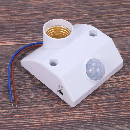 3X Base Socket IR Lamp Bulb Movement Detector