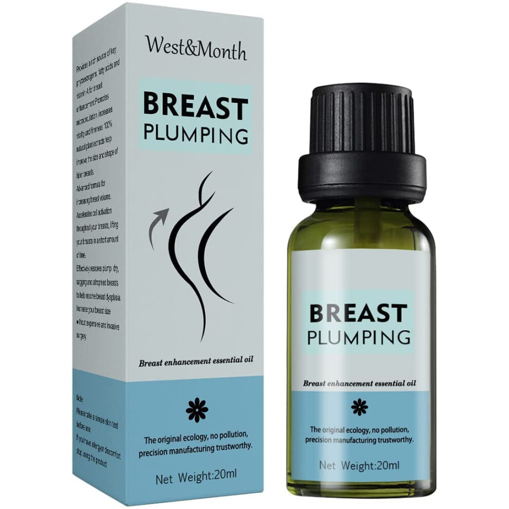 Breast Enhancement Oil 20ml Natural Bust Firming Massage for Enlargement and Skin Hydration
