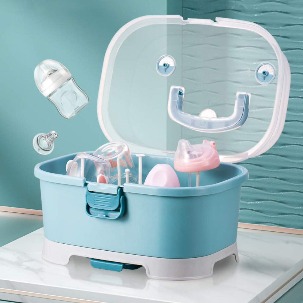 Large Baby Bottle Drying Rack Storage for Kitchen Cabinet Organizer and Countertop Dryer