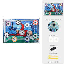2X Soccer Game Mat Set Outdoor Indoor Soccer Toys Multiplayer Competitive Soccer Games Children Football Training
