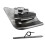 2Pair Front  Adjust Lock Backrest Handle  Chrome for - W204 W207 C204 A2079108506 A2079108606 A 8