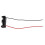 10Pcs 4.3" Wire Leads Black Battery Storage Slot Holder 1 x 12V 23A/27A 5