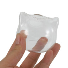 5X Cat Shaped Glass Vase Hydroponic Plant Flower Vase Terrarium Container Pot Decor Art Gift