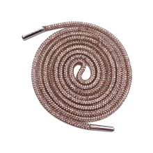 Rhinestone Shoe Laces Shiny Round Cord for Sneakers Hoodies Sweatpants Drawstring Replacement