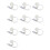 10X Wood Panel LED Touch Sensor Dimmer  Hidden  Touch  for LED Strip White 2