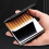 Leather Cigarette Case Black Travel Holder Fits 10 Regular Size Cigarettes Universal One Size 2