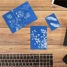 60 Ark Sun Print Paper, A4 A5 A6 Cyanotype Paper Kit med 3 St Akrylpanel Sensitive Solar Printing & Draw Paper