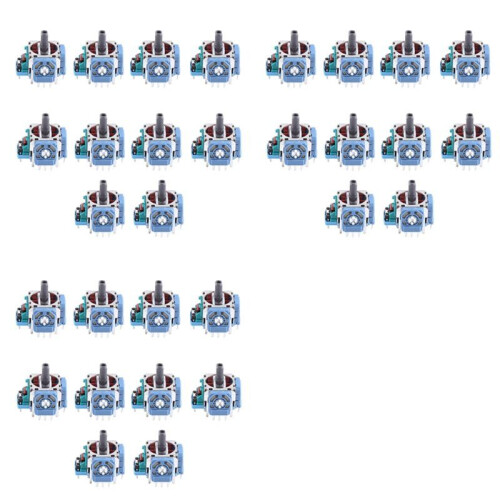 30 St 3D Joystick Module Potentiometer för PS5 PS4 Game Controller Vibrerande Joystick Reparationsdelar