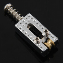 30 Roller Bridge Tremolo Saddles with Wrench for Strat Tele Electric Guitar Chrome Color