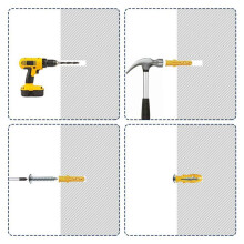 Trail Camera Tree Mount: 360 Degrees Adjustable Game Camera Mount with 1/4 Inch Screw, Easy Installation 4 Pack