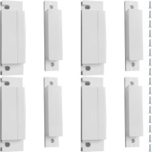 Magnetic Reed Switch NC NO 12V Door Window Sensor with Adhesive and Screws for Security Alarm