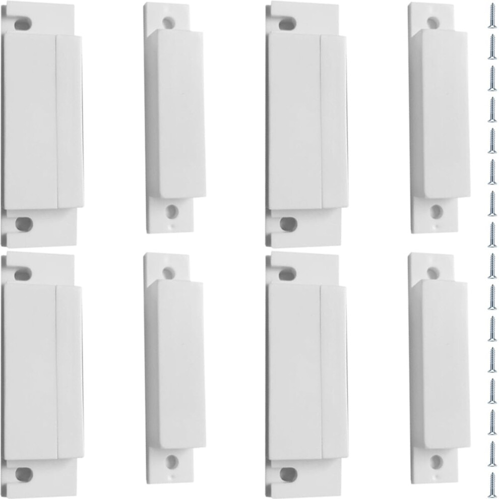 Magnetic Reed Switch Nc No 12V Door Window Sensor With Adhesive And Screws For Security Alarm 9092120049886