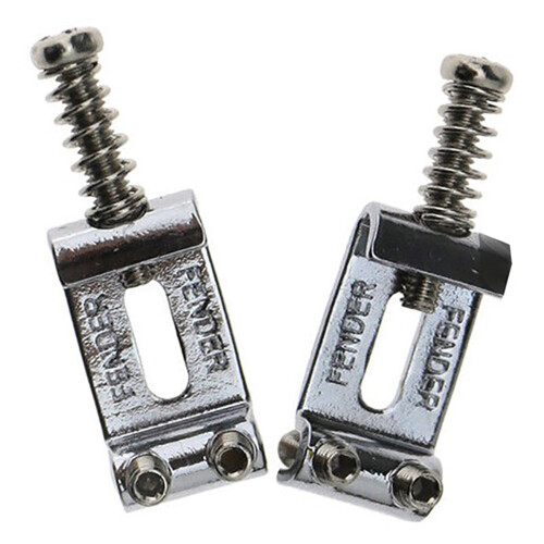 12x Replacement Chrome Tremolo Bridge Saddles Sets for  Electric Guitar 2