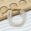 Verstellbares, stapelbares Armband mit Kunstperlen, 5