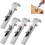 Adjustable Drawer Front Installation Clamp Set with OneTouch Locking, Stainless Steel, 4 Pack 1