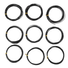 90 Rolls Bonsai Wires Anodized Aluminum Bonsai Training Wire with 3 Sizes (1.0 mm,1.5 mm,2.0 mm),Total 147 Feet (Black)