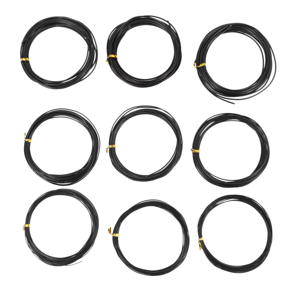 90 Rolls Bonsai Wires Anodized Aluminum Bonsai Training Wire With 3 Sizes (1.0 Mm,1.5 Mm,2.0 Mm),Total 147 Feet (Black) 4712044158345
