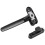 6X Door and Window Handle Lock Casement Window Lock Wheel Handle Black 4