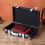 Sturdy Leather Storage Suitcases Portrable-S Navy Blue 5