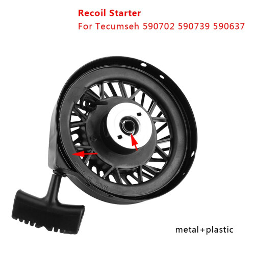 Recoil Starter Pull Start Assembly Replacement for Tecumseh 590702 LV195EA LEV80 LEV115 Durable 2