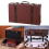 Multi Functional Wooden Storage Container Carry-S Burgundy 2