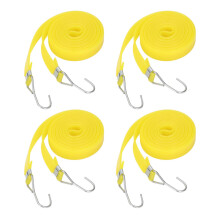 10PCS Adjustable Bungee Cords with Heavy Duty Hooks, 4M Elastic Tie Down Straps for Camping and Bike Rack