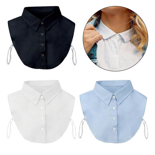 Quick Changes Collar Insert for Shirts in 3 Hues Enhancers 1