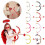Cupid Bow and Arrow Prop White Heart Shape 1 Piece 2