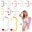 Cupid Bow and Arrow Prop White Heart Shape 1 Piece 6