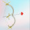 Cupid Bow and Arrow Prop White Heart Shape 1 Piece 8