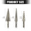 Highly Alloy Steel Step Drill Bit Set with Hex Shank for 3