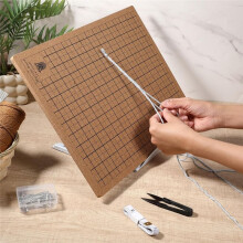 Macrame Supplies Include Macrame Board Metal Adjustable Holder with Brush Scissor Ruler for Braiding Bracelet Creating