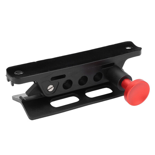 UTV Fire Extinguisher Mount Kit, Adjustable Aluminum Alloy Bracket with 4 Clips for Roll Cage
