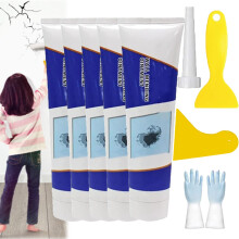 Waterproof Wall Kit with Scraper, QuickDry Spackle for Holes Cracks Scratches, 5pcs