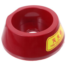 Plastic Fire Extinguisher Floor Stand with Stable Base Holder for Upright Placement and Fall Prevention