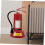 Plastic Fire Extinguisher Floor Stand with Stable Base Holder for Upright Placement and Fall Prevention 5