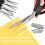 9" Pinking Shears for Fabric – Triangle Zig Zag, Ergonomic Grips, Ultra-compatible with Sharp, 5mm, Black 3