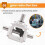 90Degree Right Angle Bevel 1:1 Forward Double Output Shaft 1 Module 20 Teeth Bevel Gear Aluminum Frame Simple DIY Module 10