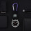 Mini backpack carabiner watch with compass 1 piece 4