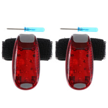 LED Safety Light Clip for Backpack and Outdoor Activities, Waterproof Running Lamp for Night Visibility