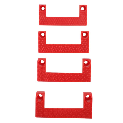 Universal Tool Holder Set, Quick Access Hooks for Carpenters with Secure TwoScrew Mount, Red 1