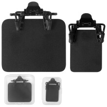 2 Pack Adjustable Shooting Glasses Eye Shields with Dual Mask Options for Trap Shooting and Travel Case