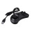 2X Gamepad Wired 6-Key USB Game Controller Joypad for   / Md Pc / 2 Y1301 /  Mega Drive Black Plastic 4