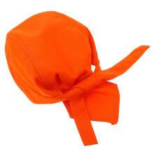 Welding Skull Cap Hard Hat Liner Breathable Cotton Visibility Orange Work Bandana Head Wrap