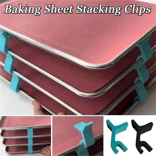 Baking Tray Stacker Baking Tray Stabilization Bracket Tray Stacker Cookie Tray Tray Manager 2