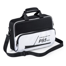 Draagtas voor PS5 Slim, Reistas met Grote Capaciteit, Opbergtas voor PS5-Console, Controller, Headset en Andere Accessoires